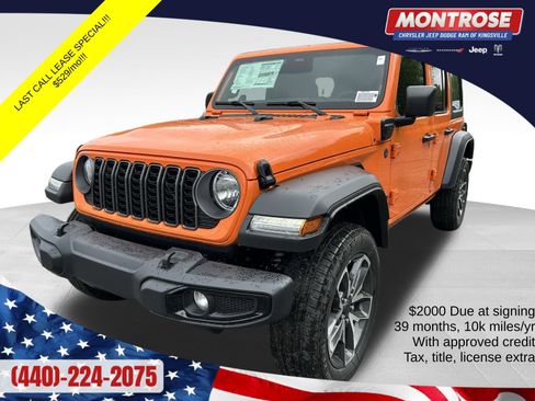 New 2025 Jeep Wrangler Unlimited Sport S 4xe w/ Convenience Group AWD/4WD image 1