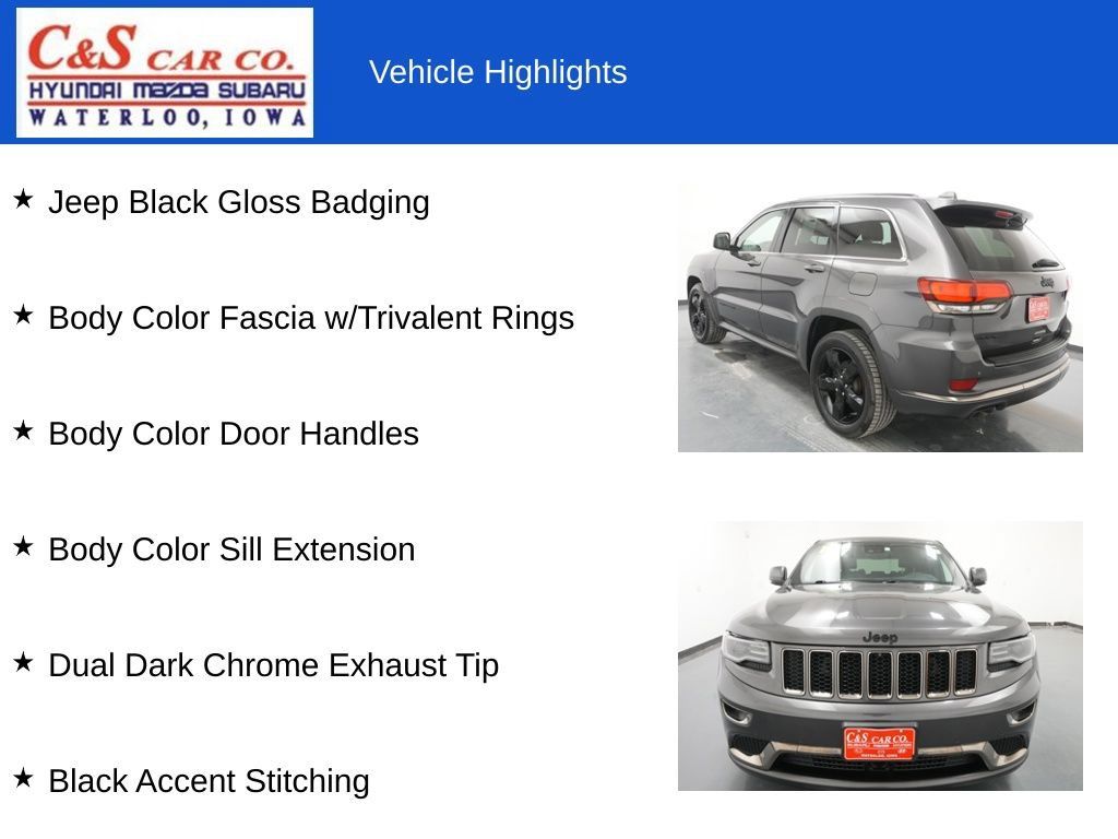 Used 2016 Jeep Grand Cherokee High Altitude AWD/4WD image 19
