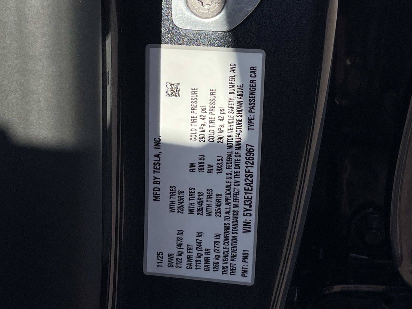 Used 2025 Tesla Model 3 Long Range RWD image 14