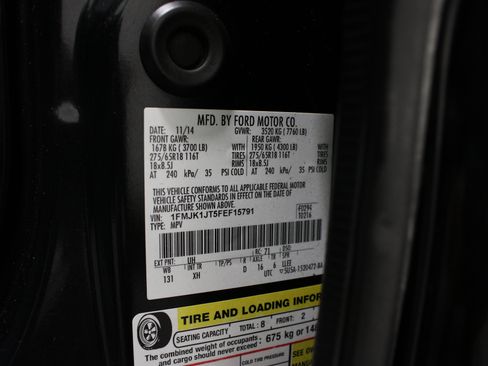 Used 2015 Ford Expedition EL XLT w/ Equipment Group 202A AWD/4WD image 40