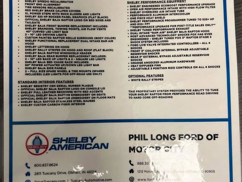 Used 2020 Ford F150 Raptor w/ Equipment Group 802A Luxury image 2