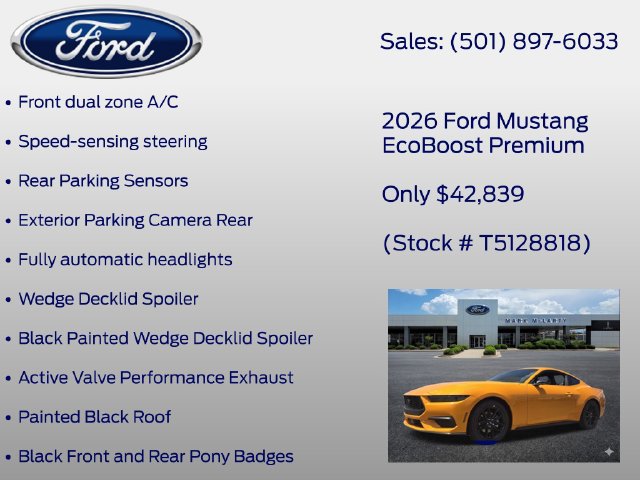 New 2026 Ford Mustang Premium RWD image 12