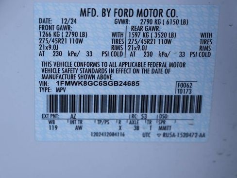 Used 2025 Ford Explorer ST w/ Sun And Sound Package AWD/4WD image 32