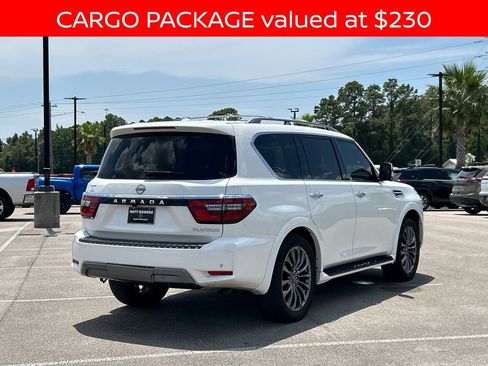 Used 2023 Nissan Armada Platinum w/ Captain's Chairs Package RWD image 7