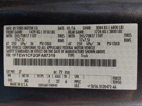 Used 2016 Ford F150 XLT RWD image 33