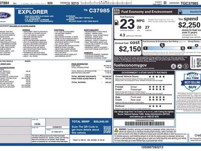 New 2026 Ford Explorer Platinum w/ LUX Leather Package