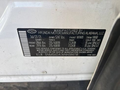 Used 2022 Hyundai Santa Fe XRT AWD/4WD image 6
