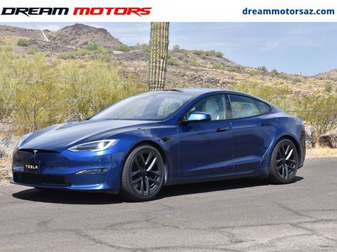 Used 2022 Tesla Model S Plaid AWD/4WD image 1