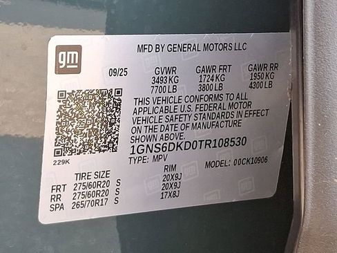 Used 2026 Chevrolet Suburban Z71 w/ Z71 Off-Road Package image 28