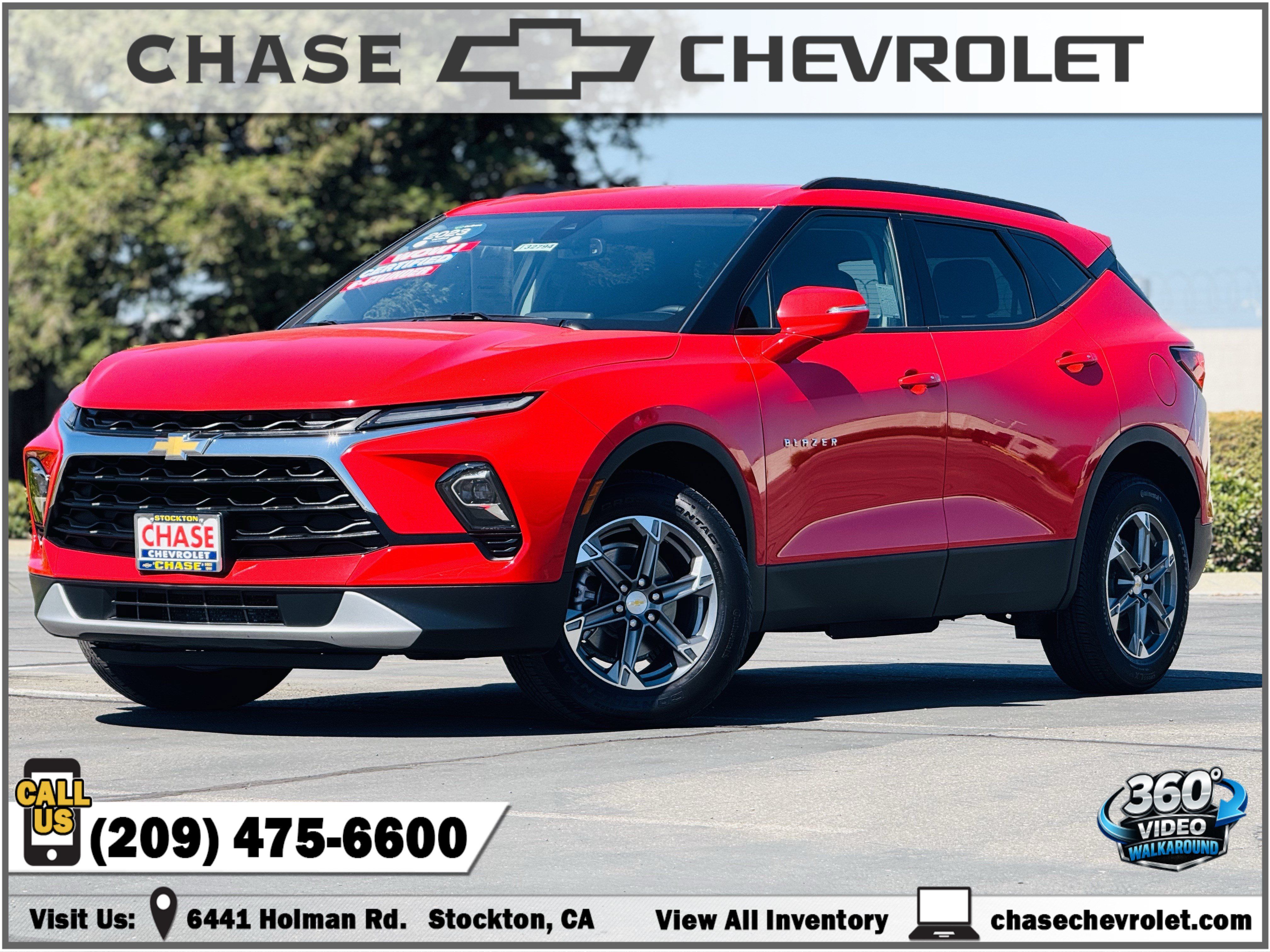 Certified 2023 Chevrolet Blazer LT w/ LPO, Cargo Package FWD image 1
