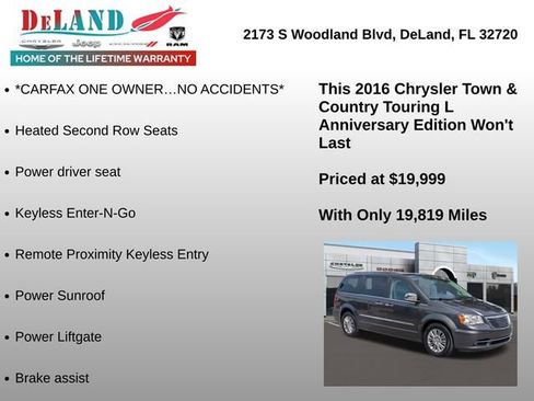 Used 2016 Chrysler Town & Country Touring-L FWD image 18
