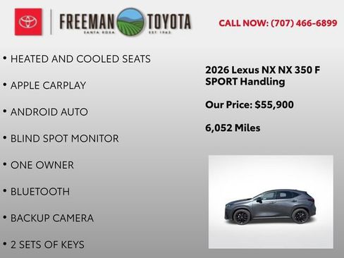Used 2026 Lexus NX 350 F Sport AWD/4WD image 9