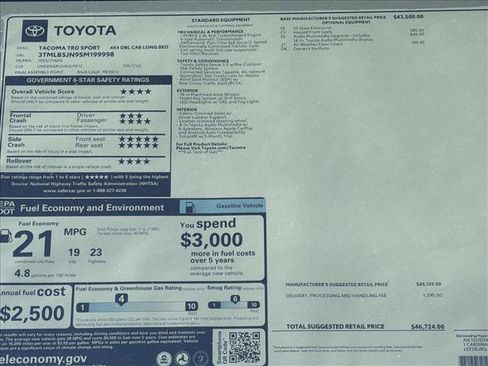 New 2025 Toyota Tacoma TRD Sport image 24