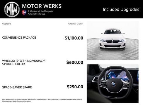 Certified 2026 BMW 330i xDrive Sedan w/ Convenience Package AWD/4WD image 4