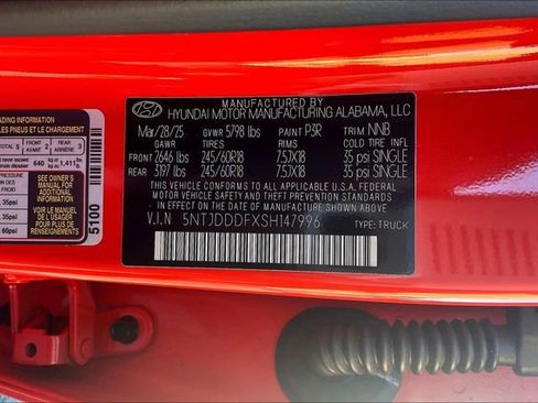 Certified 2025 Hyundai Santa Cruz XRT image 33