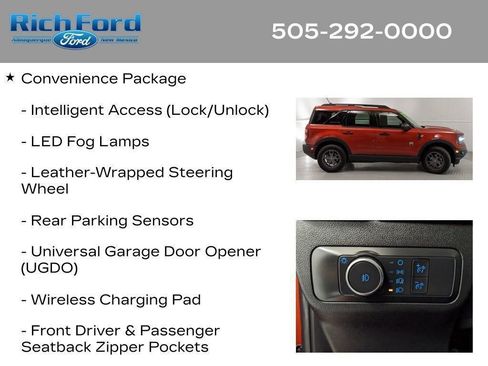 Certified 2022 Ford Bronco Sport Big Bend w/ Convenience Package AWD/4WD image 35
