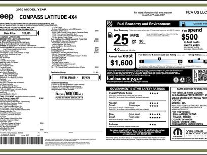 Certified 2020 Jeep Compass Latitude