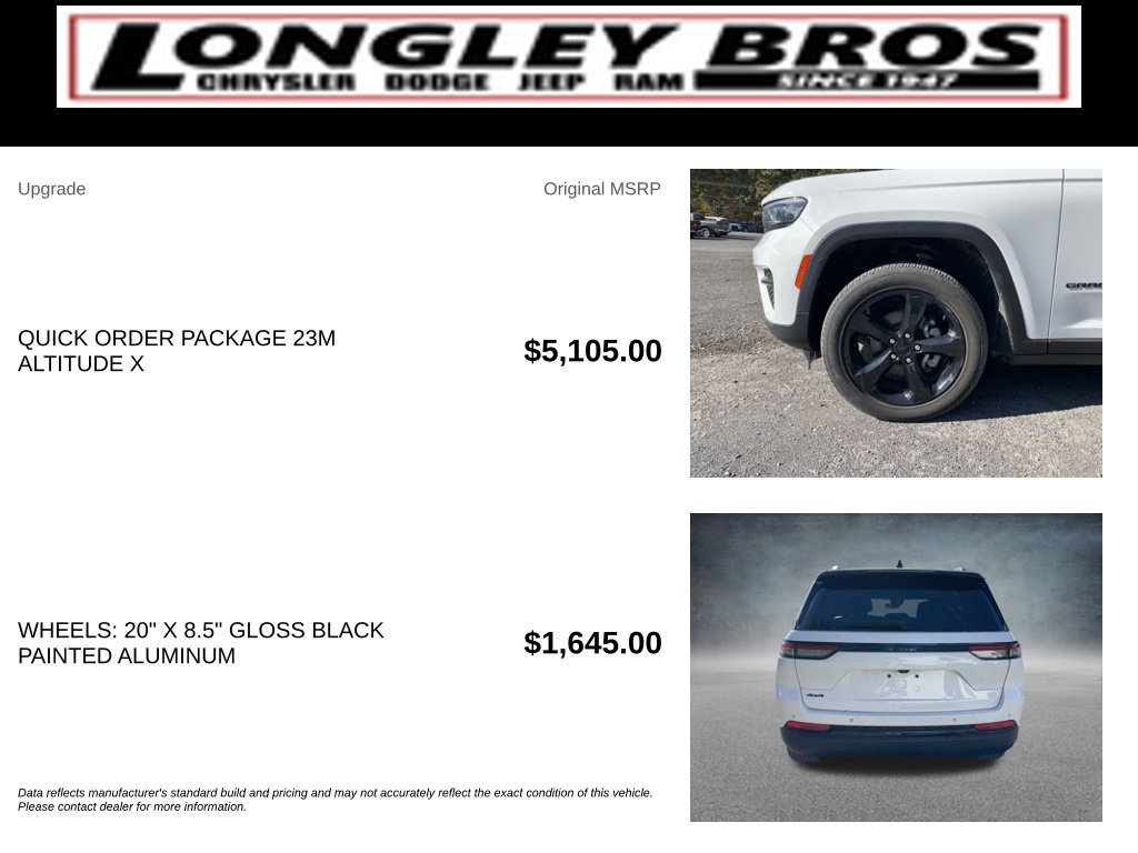 Used 2023 Jeep Grand Cherokee Altitude AWD/4WD image 6
