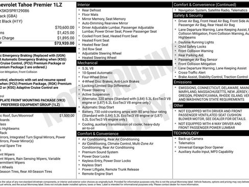 Used 2023 Chevrolet Tahoe Premier image 36