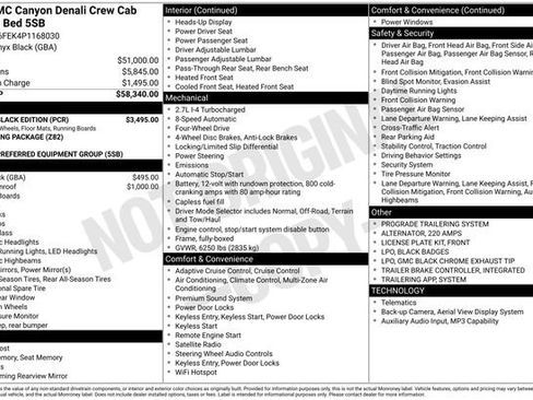 Certified 2023 GMC Canyon Denali w/ Denali Black Edition AWD/4WD image 36