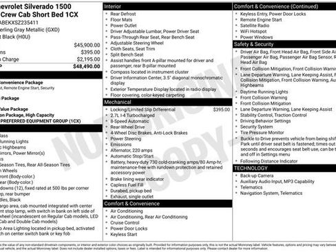 Used 2025 Chevrolet Silverado 1500 Custom RWD image 3