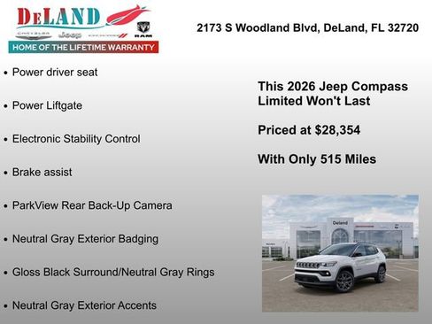 New 2026 Jeep Compass Limited AWD/4WD image 13