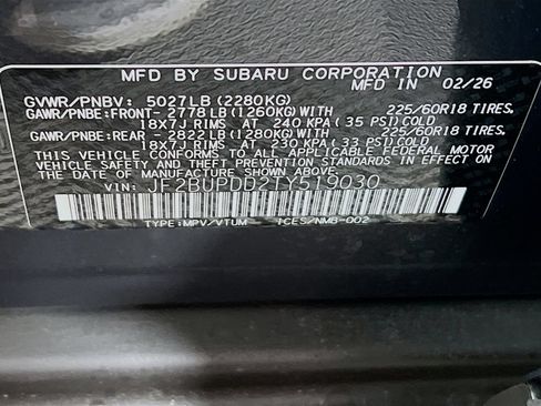 New 2026 Subaru Outback Limited AWD/4WD image 23