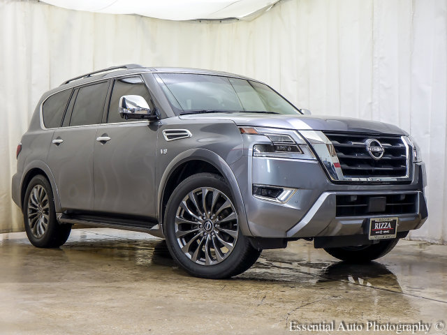 Used 2021 Nissan Armada Platinum w/ Captain's Chairs Package AWD/4WD image 2