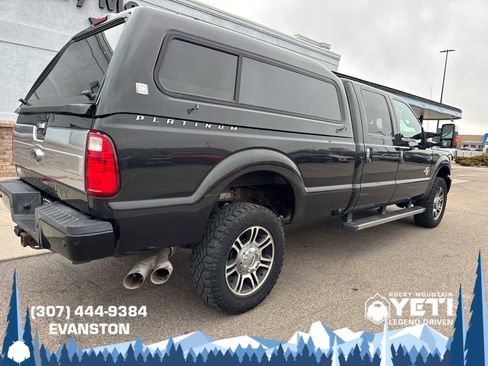 Used 2015 Ford F350 Platinum w/ Snow Plow Prep Package image 3