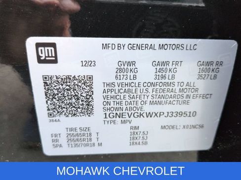 Used 2023 Chevrolet Traverse LT w/ Rear Camera Mirror Package AWD/4WD image 34