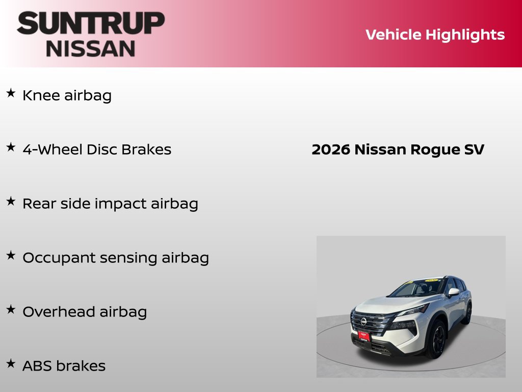 Certified 2026 Nissan Rogue SV AWD/4WD image 23