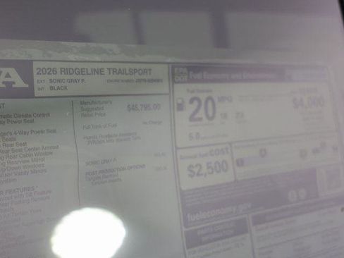 New 2026 Honda Ridgeline TrailSport image 29