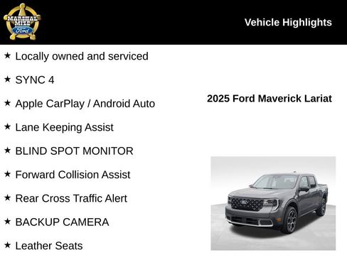Used 2025 Ford Maverick Lariat AWD/4WD image 2