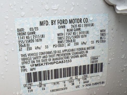 Used 2023 Ford Explorer Limited w/ Limited Technology Package image 17