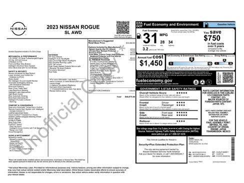 Certified 2023 Nissan Rogue SL w/ SL Premium Package AWD/4WD image 41