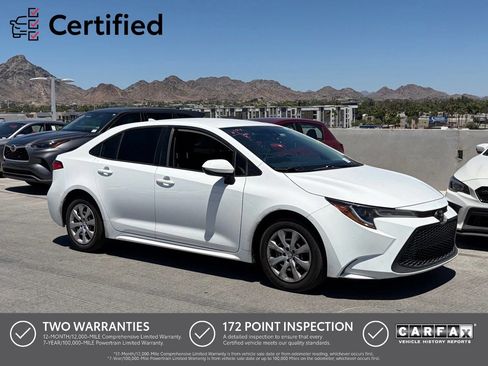 Used 2021 Toyota Corolla LE w/ Carpet Mat Package (TMS) FWD image 1