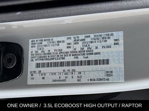 Used 2024 Ford F150 Raptor AWD/4WD image 32