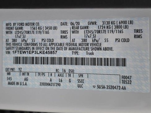 Used 2020 Ford F150 XL w/ XL Power Equipment Group AWD/4WD image 40