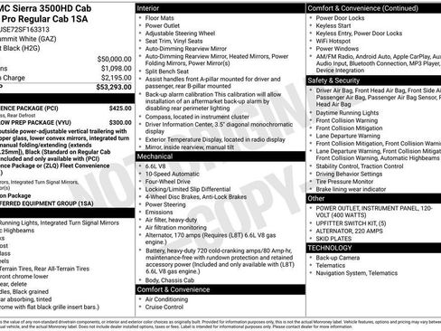 New 2025 GMC Sierra 3500 Pro w/ Convenience Package AWD/4WD image 33