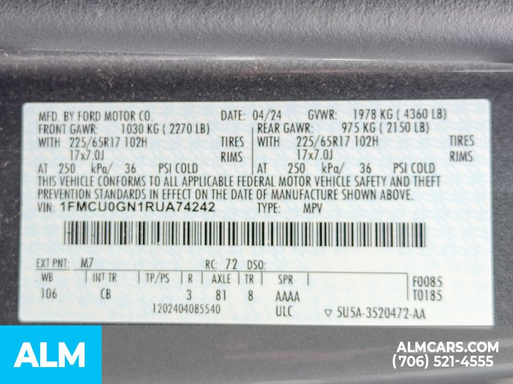 Used 2024 Ford Escape Active FWD image 17