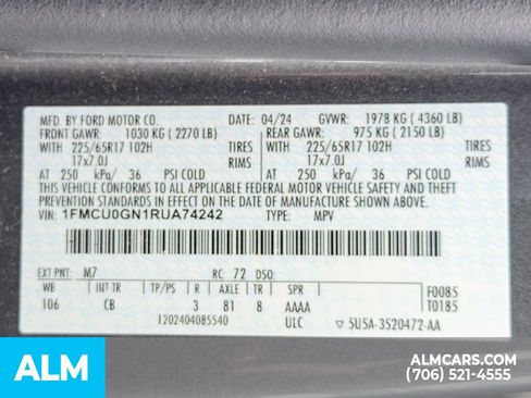 Used 2024 Ford Escape Active FWD image 17