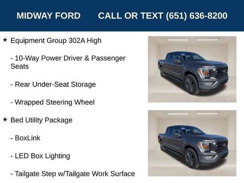 Certified 2023 Ford F150 XLT w/ Equipment Group 302A High image 13