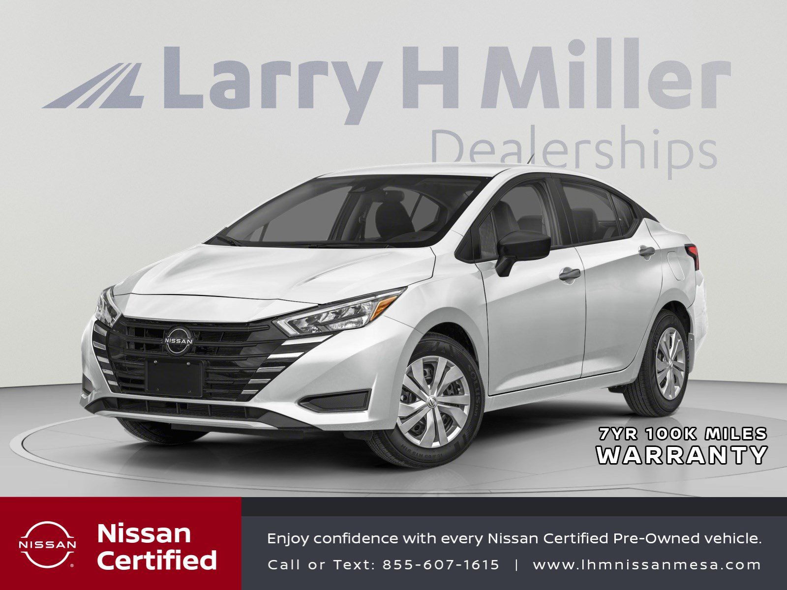 Certified 2025 Nissan Versa S w/ Trunk Package FWD image 1