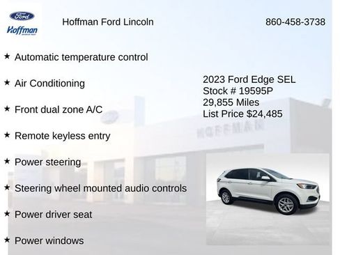Certified 2023 Ford Edge SEL AWD/4WD image 12