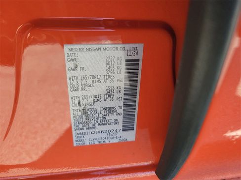 Certified 2025 Nissan Frontier PRO-4X w/ Pro Premium Package image 34