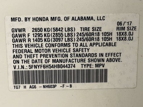 Used 2017 Honda Pilot EX-L image 45