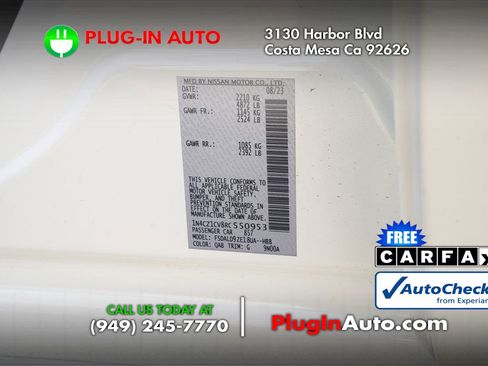 Used 2024 Nissan Leaf SV Plus image 7