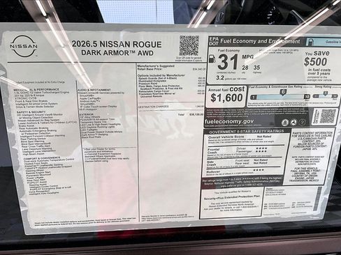 New 2026 Nissan Rogue SV AWD/4WD image 80