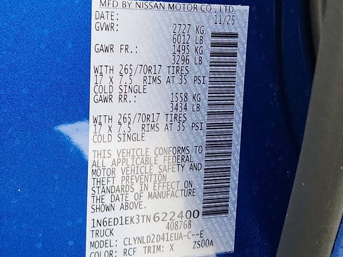 New 2026 Nissan Frontier PRO-4X w/ Pro-4x Convenience Package AWD/4WD image 10