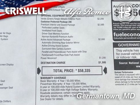 New 2024 Alfa Romeo Tonale Veloce image 49